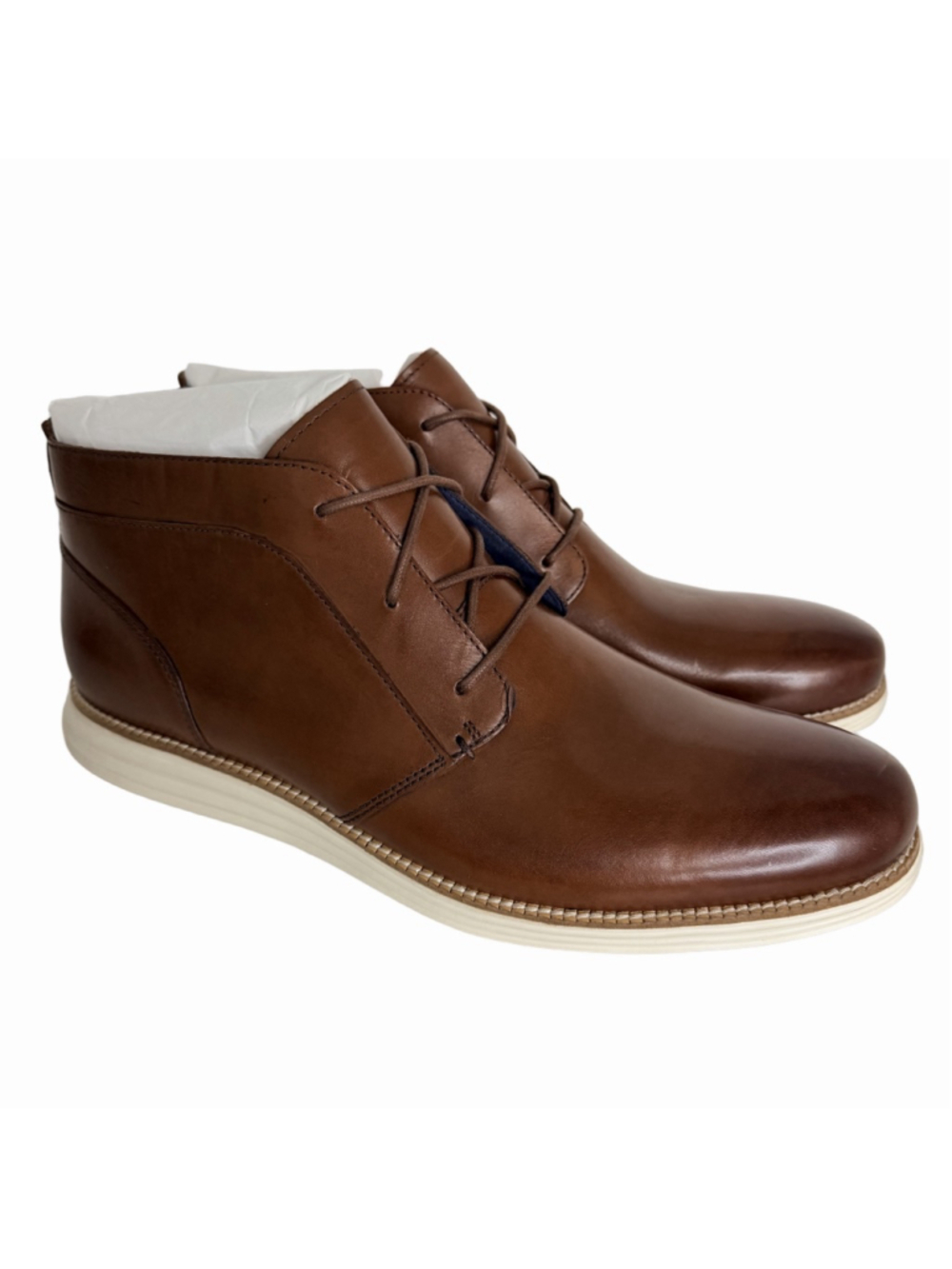 Cole Haan Men's Chukka Boots Size 15 Woodbury Ivory C28213
